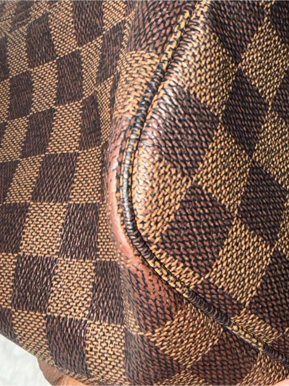 Louis Vuitton Damier Ebene Neverfull MM Bag